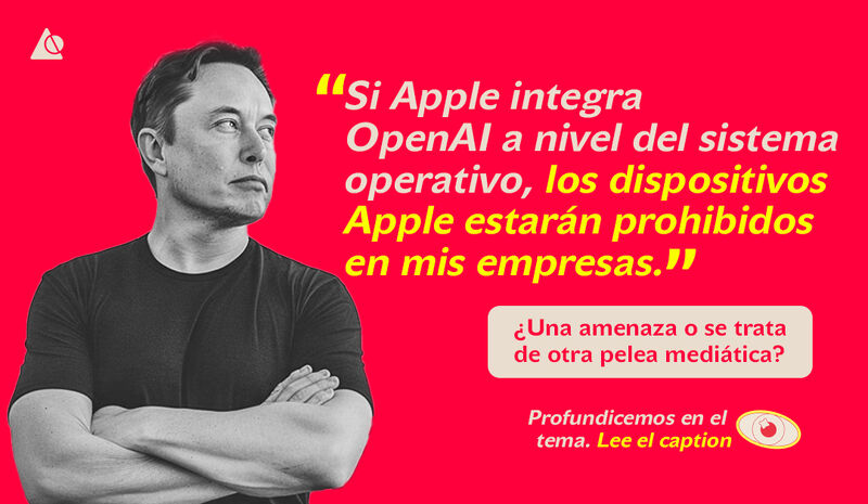 Elon Musk y su pelea con Apple